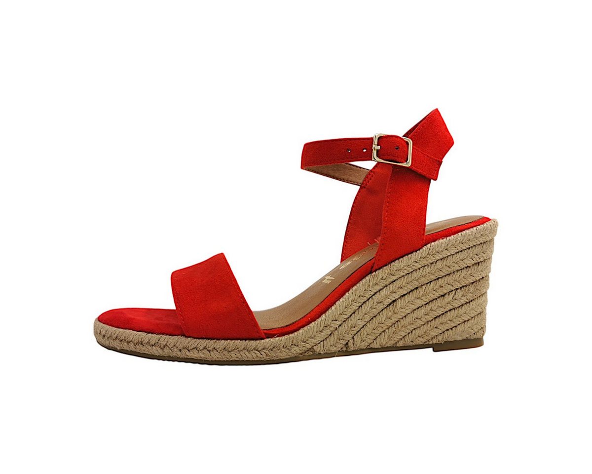 tamaris Sandalette Plateausandale (rot)