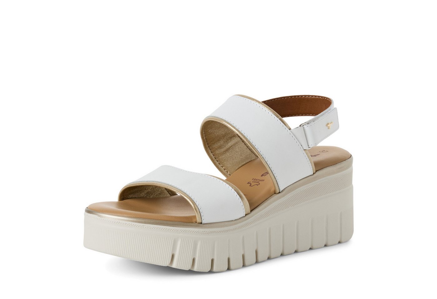 tamaris Sandalette (weiß/gold)