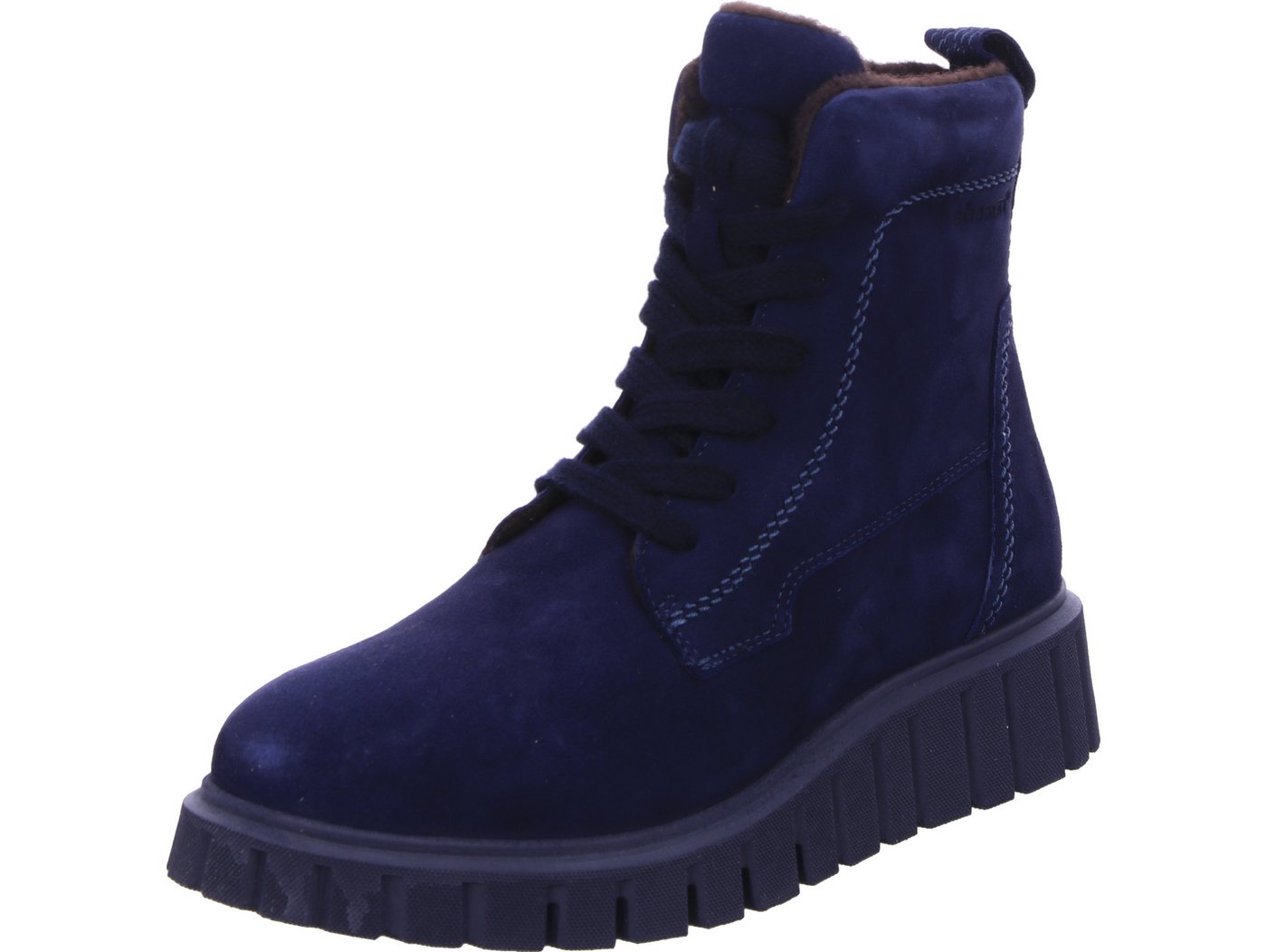 tamaris Schnürboots echtes Leder (blau)