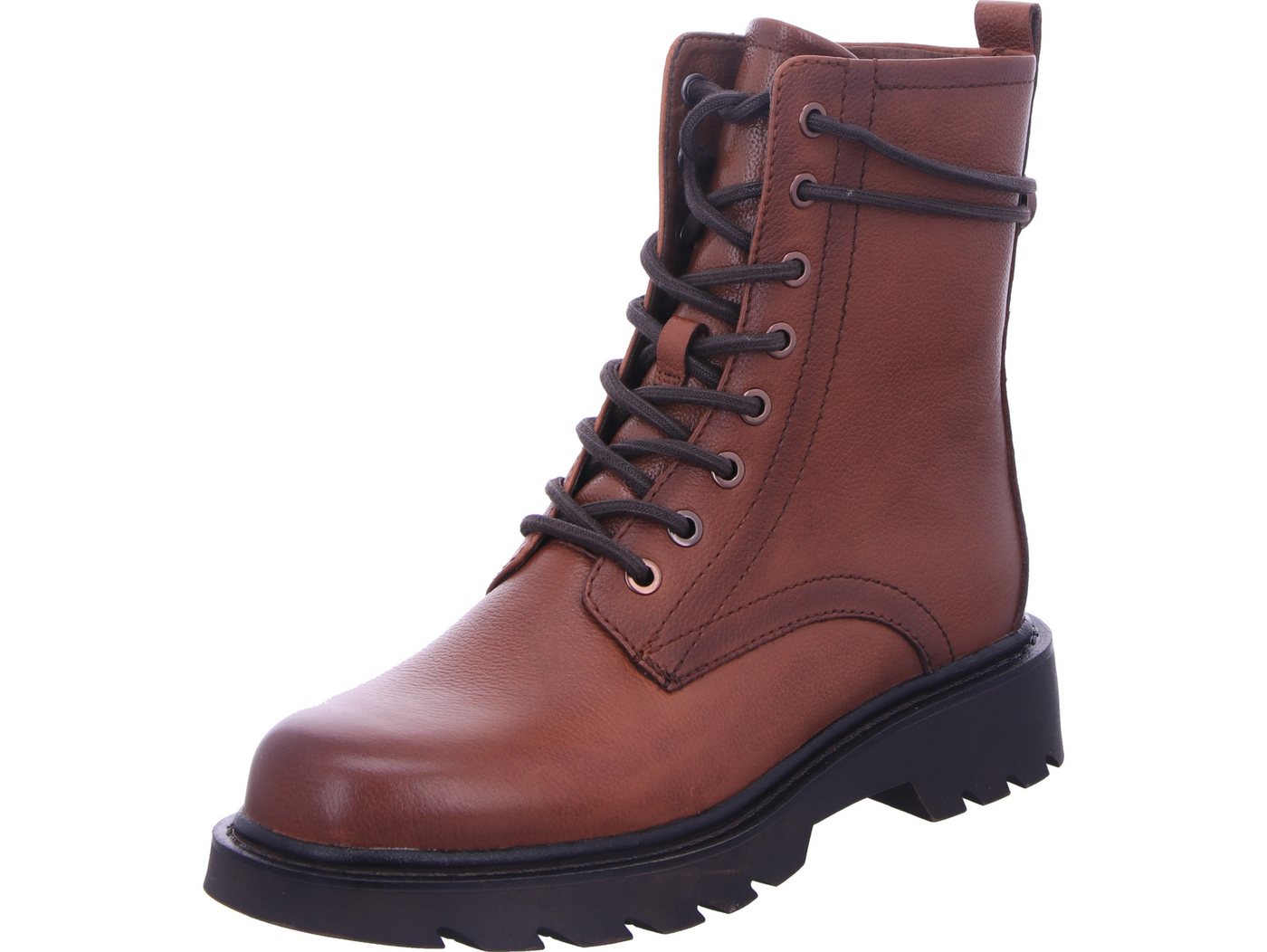 tamaris Schnürboots echtes Leder (braun)