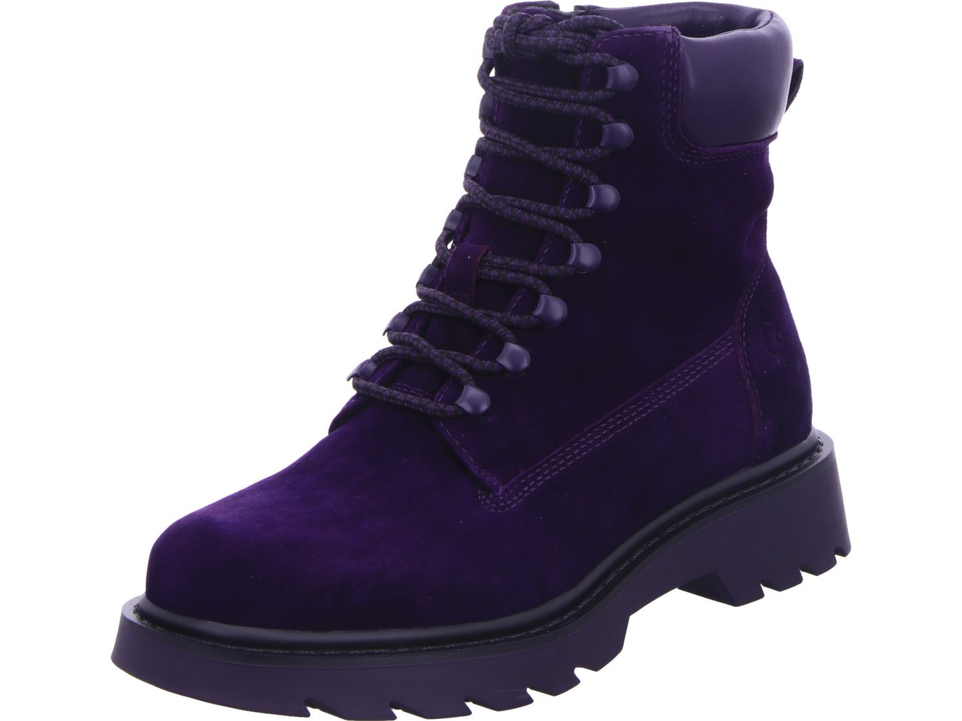 tamaris Schnürboots echtes Leder (lila)