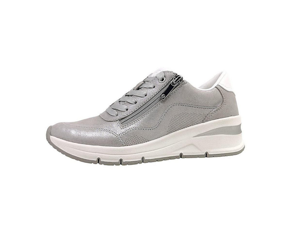 tamaris Schnürer Schnürschuh (silber)