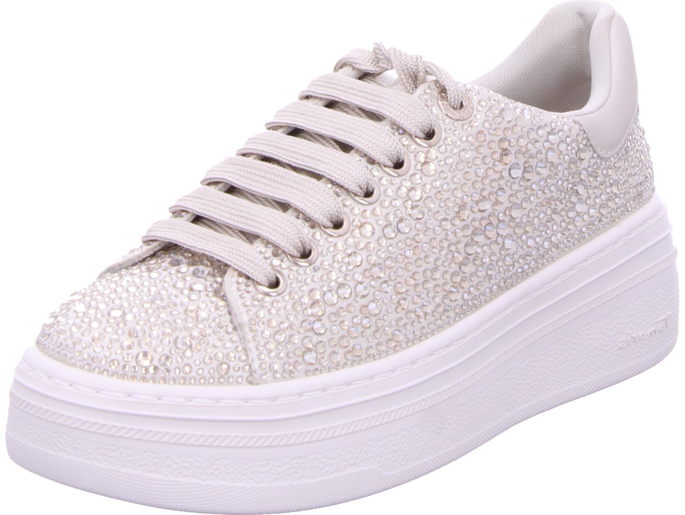 tamaris Schnürschuh 100% vegan (beige)