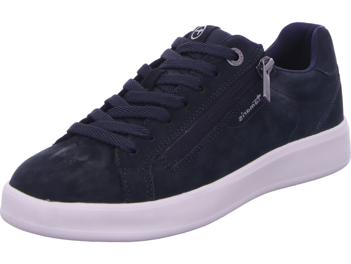 tamaris Schnürschuh echtes Leder (blau)