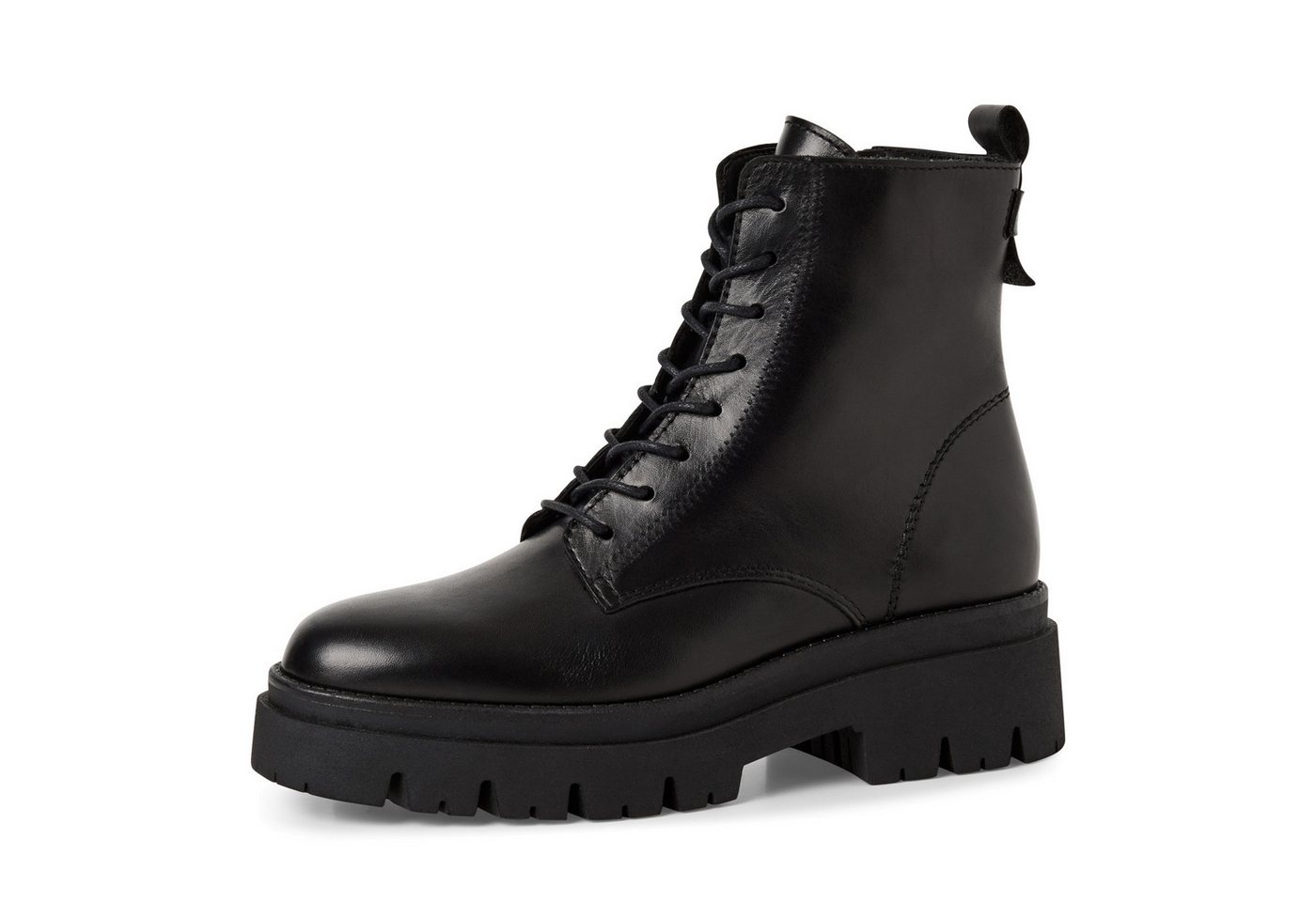 tamaris Schnürstiefelette, Blockabsatz, Schnürboots mit Touch it-Ausstattung