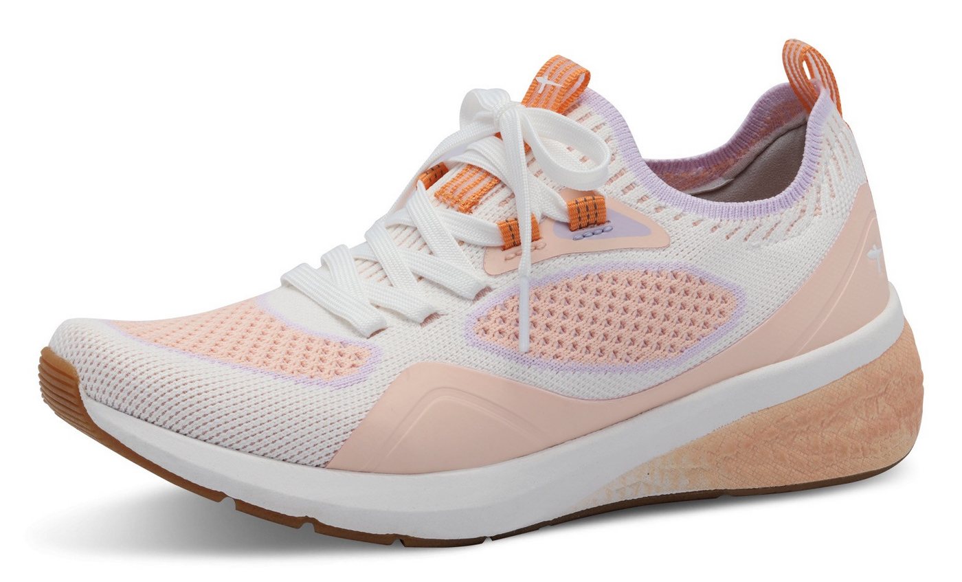 tamaris Slip-On Sneaker, Freizeitschuh, Halbschuh, Slipper mit aufgesetzer Schnürung