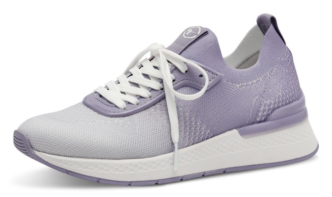 tamaris Slip-On Sneaker, Freizeitschuh, Halbschuh, Slipper mit dezentem Farbverlauf (lavendel)