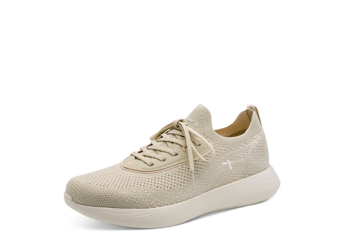 tamaris Slip-On Sneaker, Freizeitschuh, Slipper, Halbschuh in veganer Verarbeitung (beige)