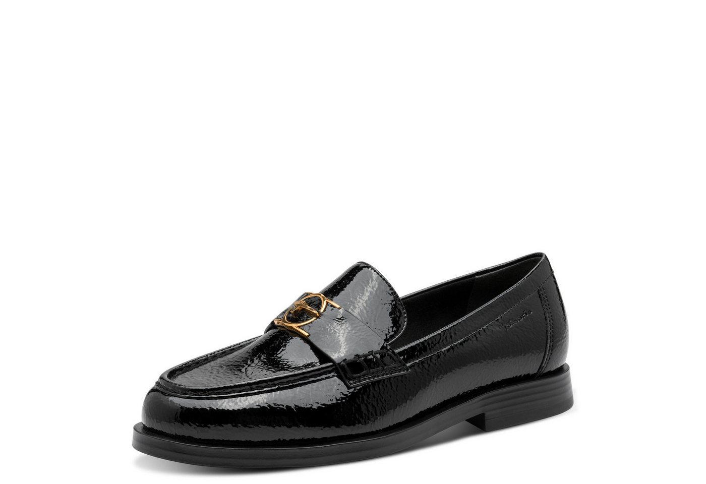 tamaris Slipper, Blockabsatz, Loafer, Businessschuh in veganer Verarbeitung