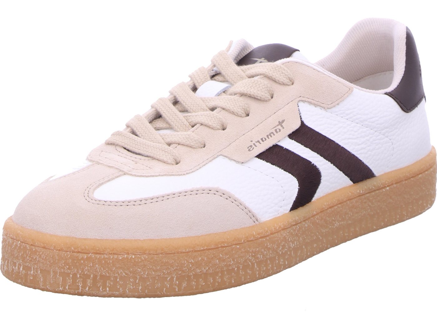 tamaris Sneaker echtes Leder (weiß)