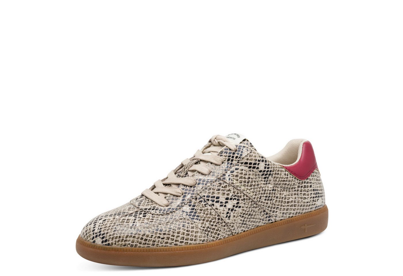 tamaris Sneaker, Freizeitschuh, Halbschuh, Schnürschuh mit gepolstertem Schaftrand