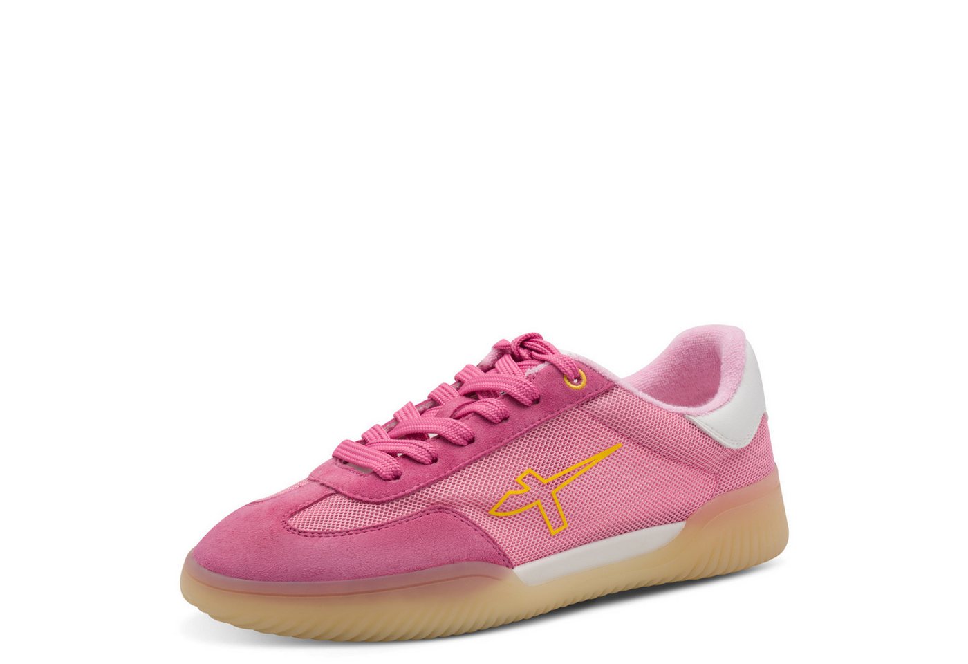 tamaris Sneaker, Freizeitschuh, Halbschuh, Schnürschuh mit transparenter Laufsohle