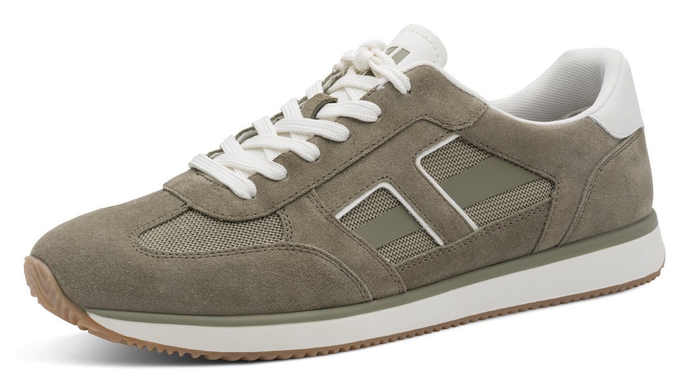 tamaris Sneaker Freizeitschuh, Schnürschuh mit Ortholite-Ausstattung, für Herren (grün)