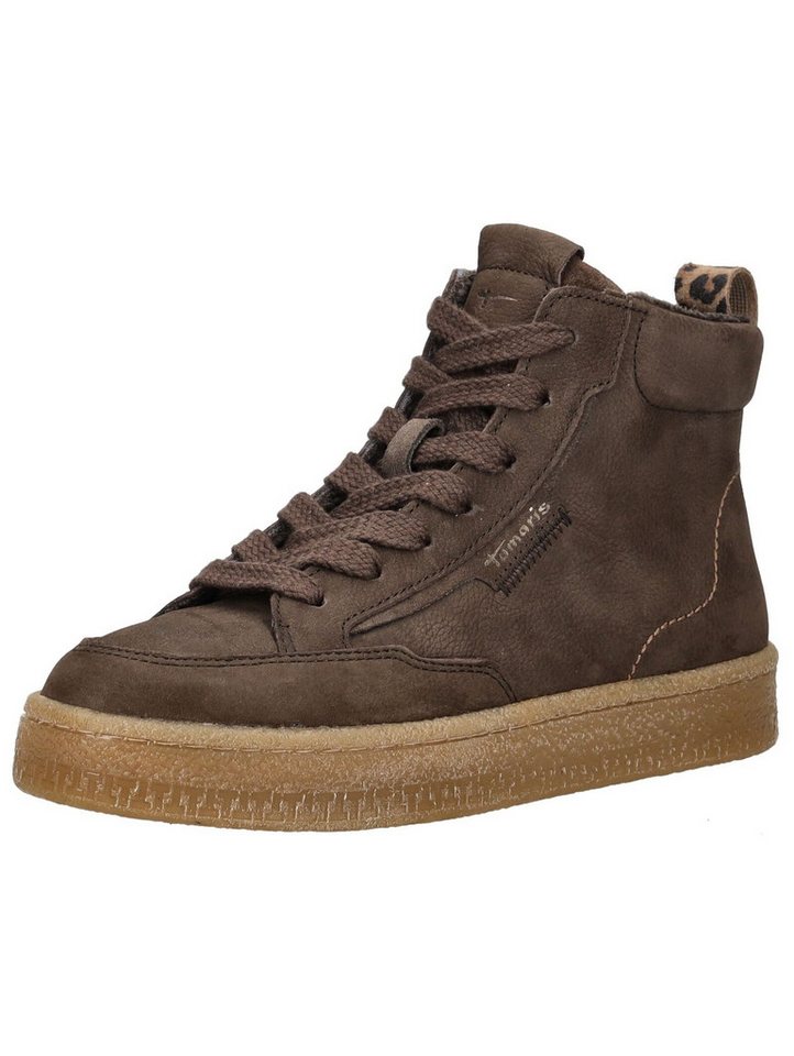 tamaris Sneaker Leder Sneaker (braun)