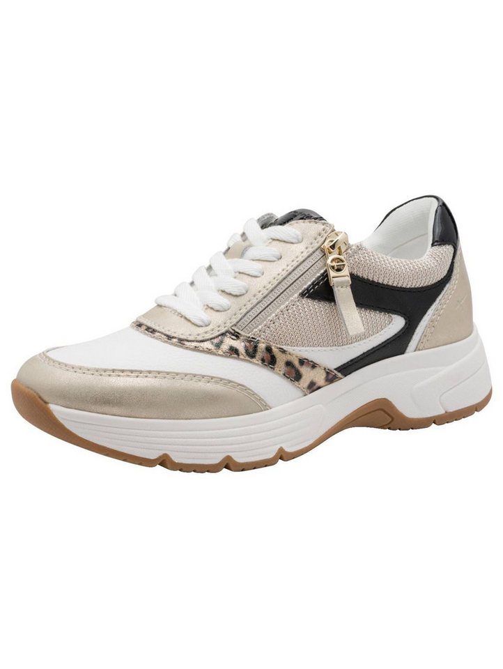 tamaris Sneaker Leder/Textil Sneaker (beige)