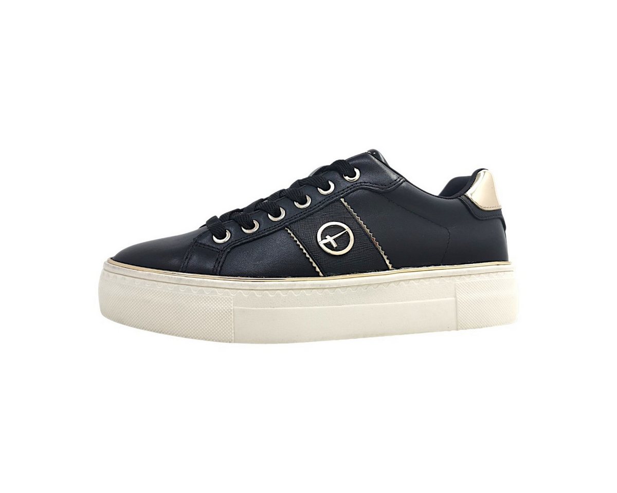tamaris sportlicher Schnürer Schnürschuh (schwarz)