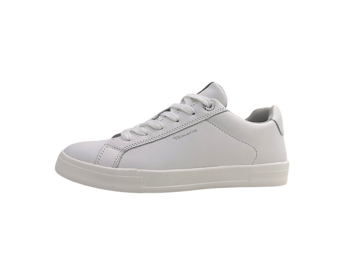 tamaris sportlicher Schnürer Schnürschuh (weiß)