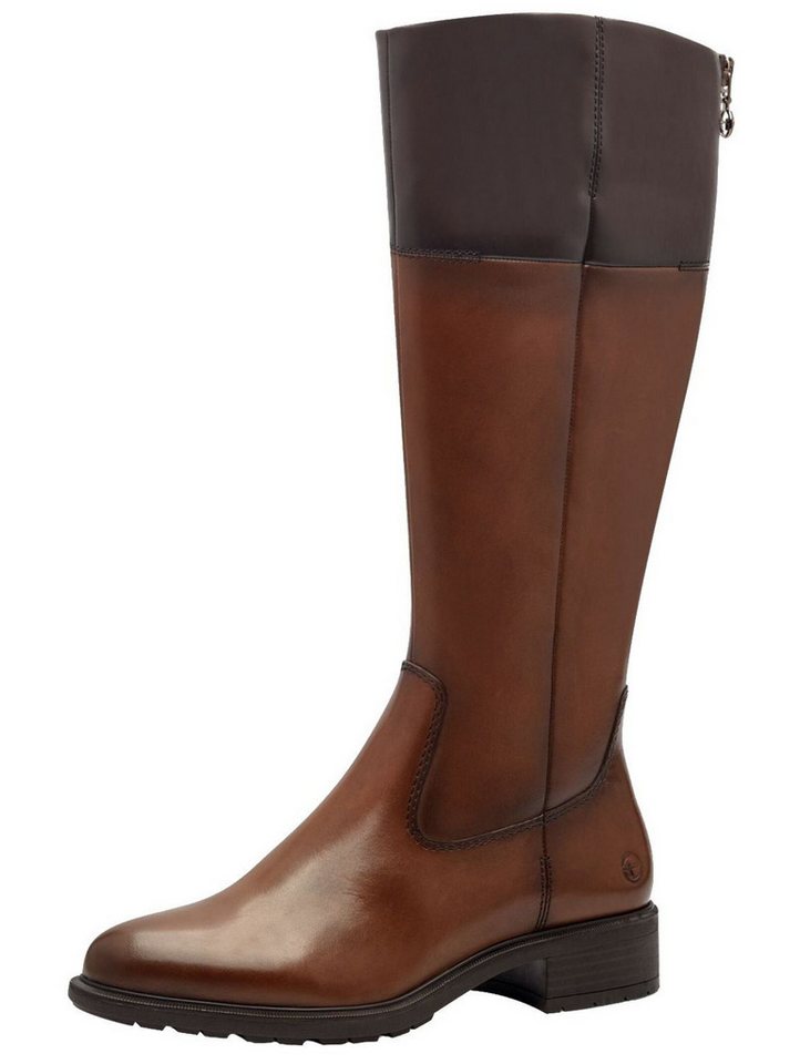 tamaris Stiefel Leder/Textil Stiefel (braun)
