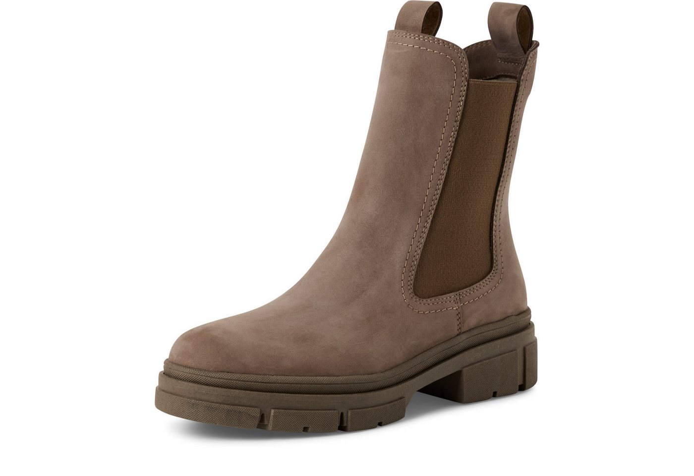 tamaris Leder Chelseaboots (beige)