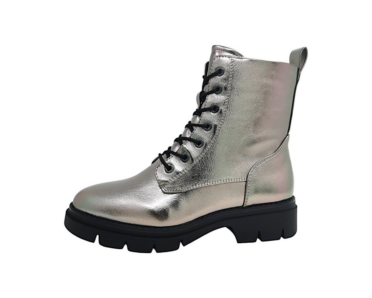 tamaris Stiefel Schnürstiefelette (silber)