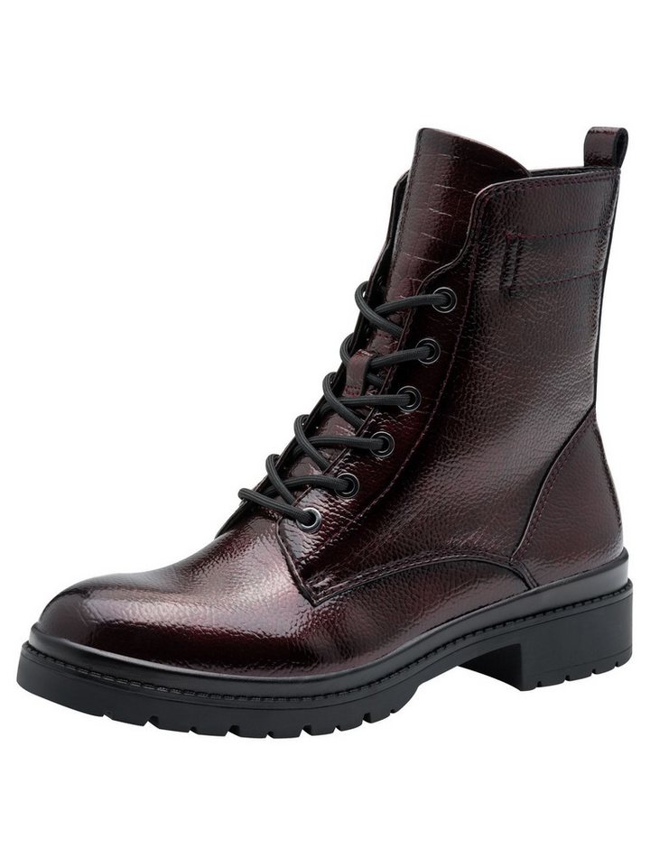 tamaris Stiefelette 1-25236-43 Schnürstiefelette Removable Sock (rot)