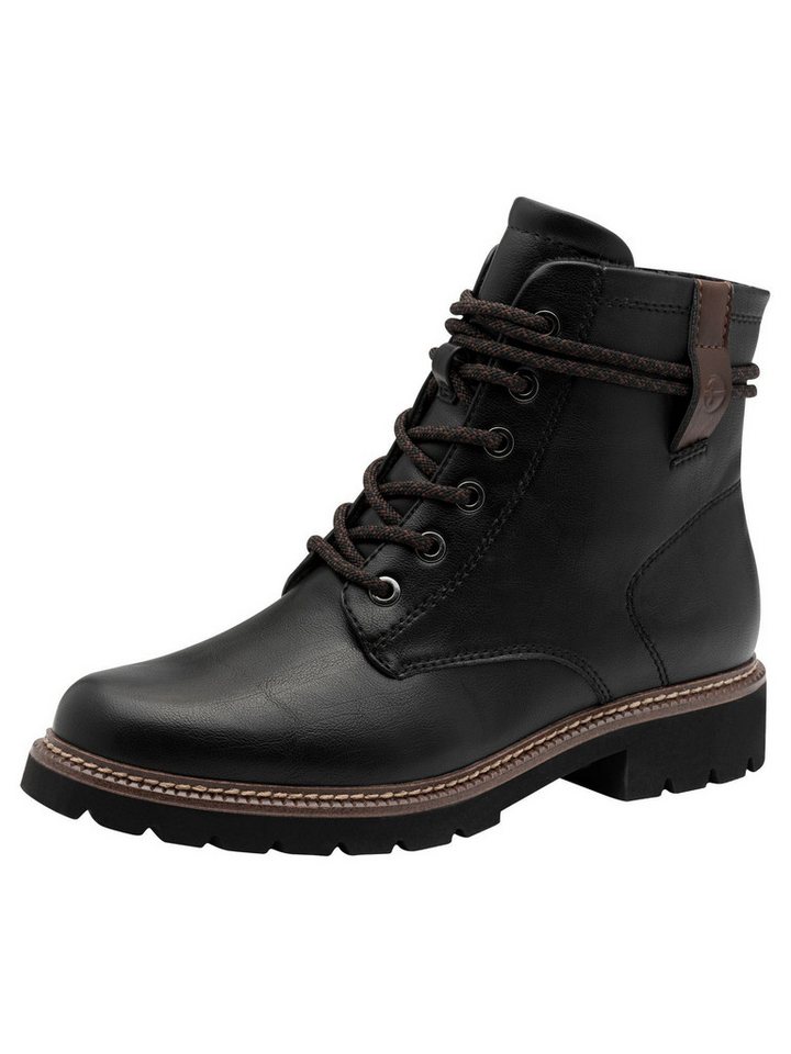 tamaris Stiefelette 1-25262-45 Schnürstiefelette (schwarz)