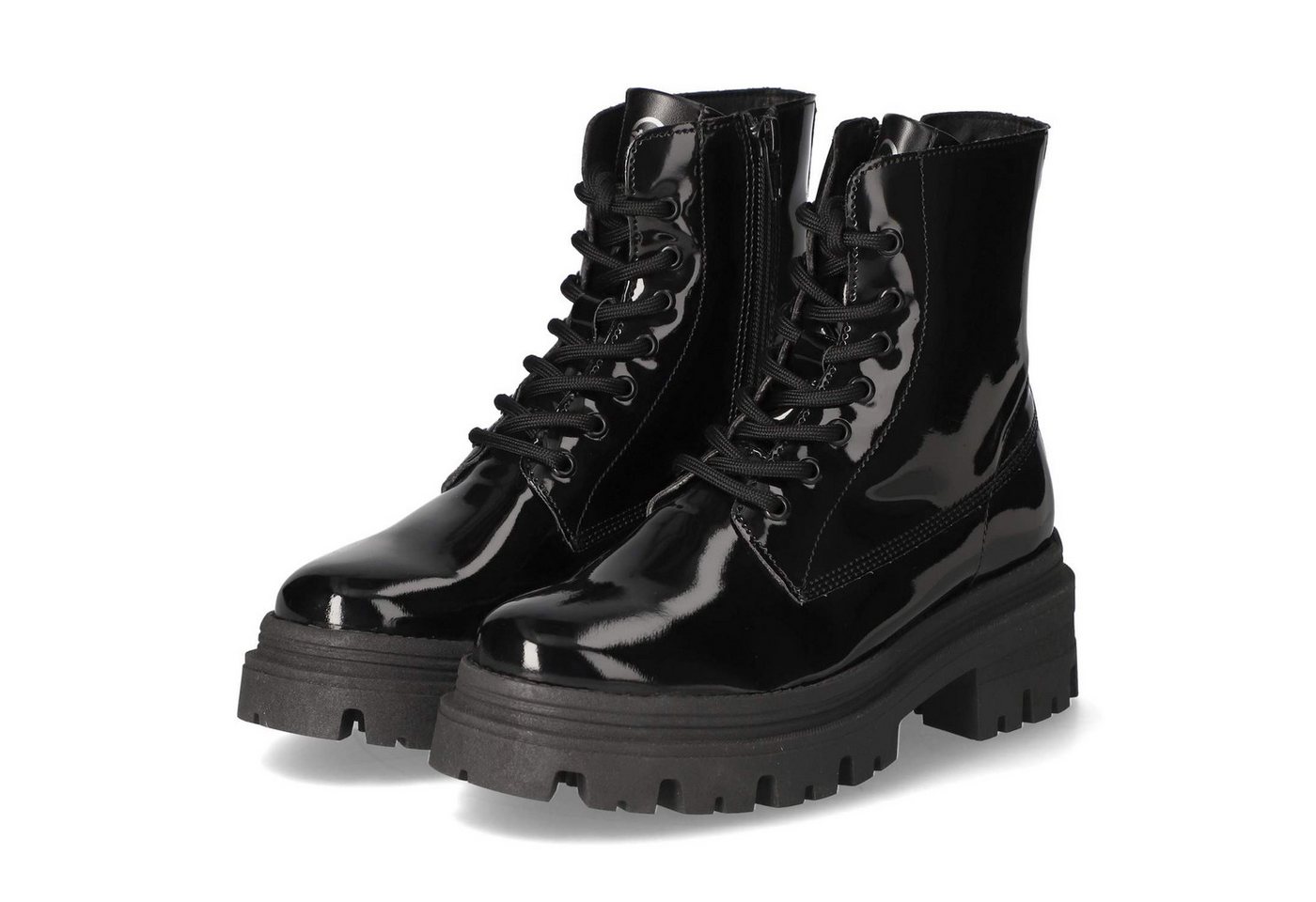 tamaris 1-25290-41/018 Damen Synthetik schwarz Schnürstiefel