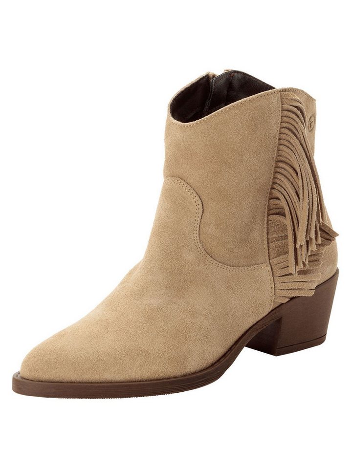 tamaris TOUCH-IT aus Leder Blockabsatz 1-25705-45 Stiefelette TOUCH-IT