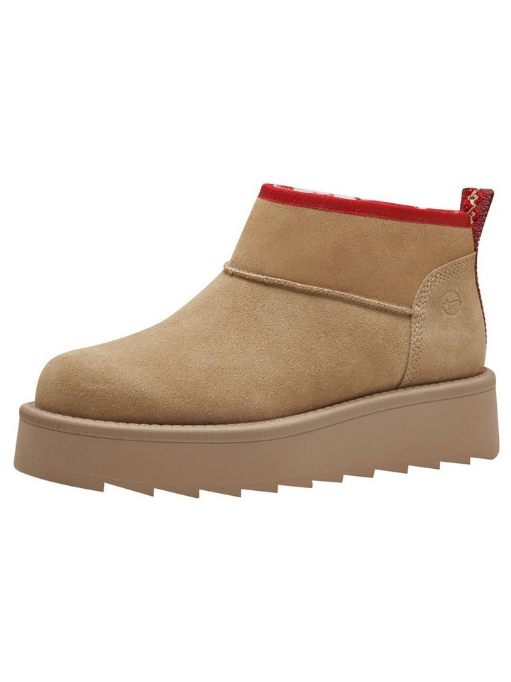 tamaris TOUCH-IT, Removable Sock Warm gefüttert Winterstiefelette TOUCH-IT (braun/schwarz)