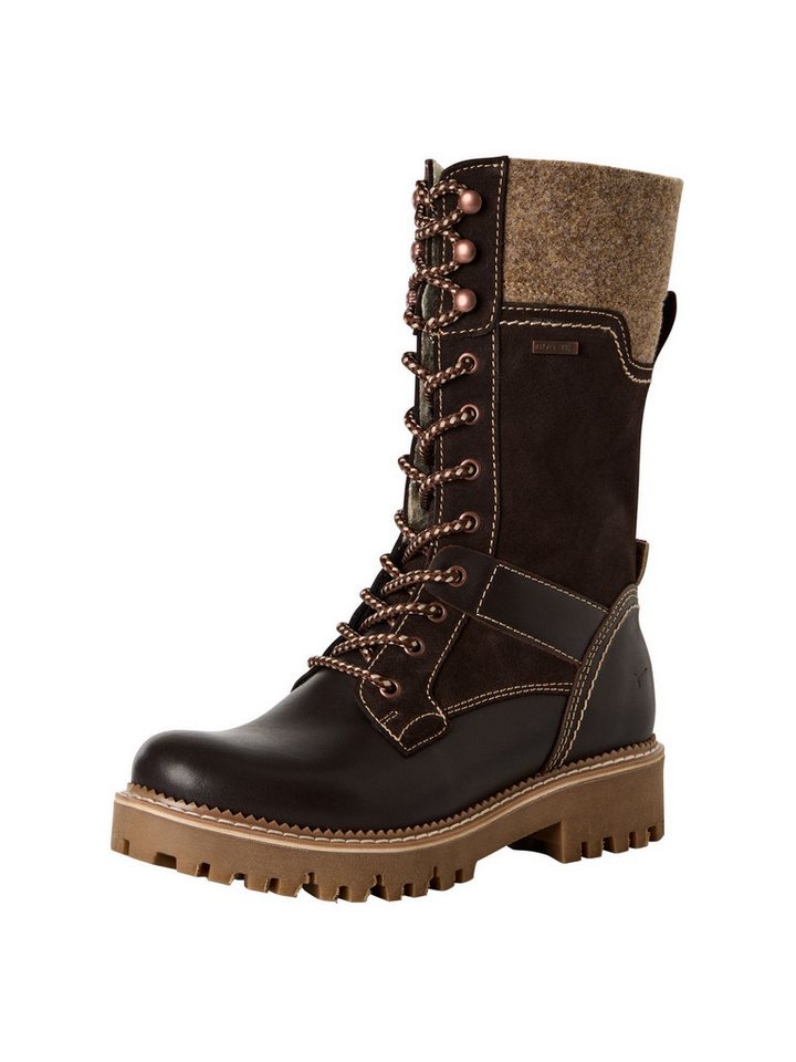 tamaris Wool, Duo-Tex, Removable Sock aus Leder Winterstiefelette Duo-Tex