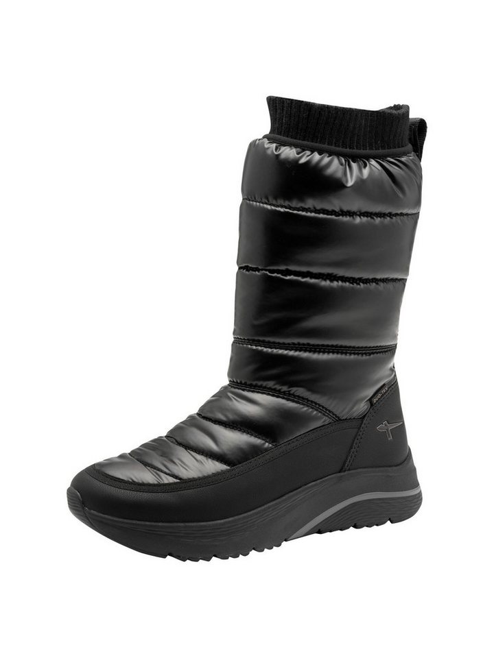 tamaris Thermo Insole, Duo-Tex Warm gefüttert kein Absatz Winterstiefelette Duo-Tex (schwarz)