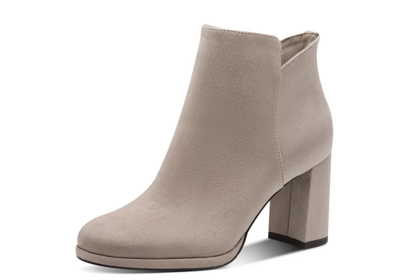 tamaris Stiefelette, Blockabsatz, Abendschuh, Festtagsschuh in veganer Verarbeitung