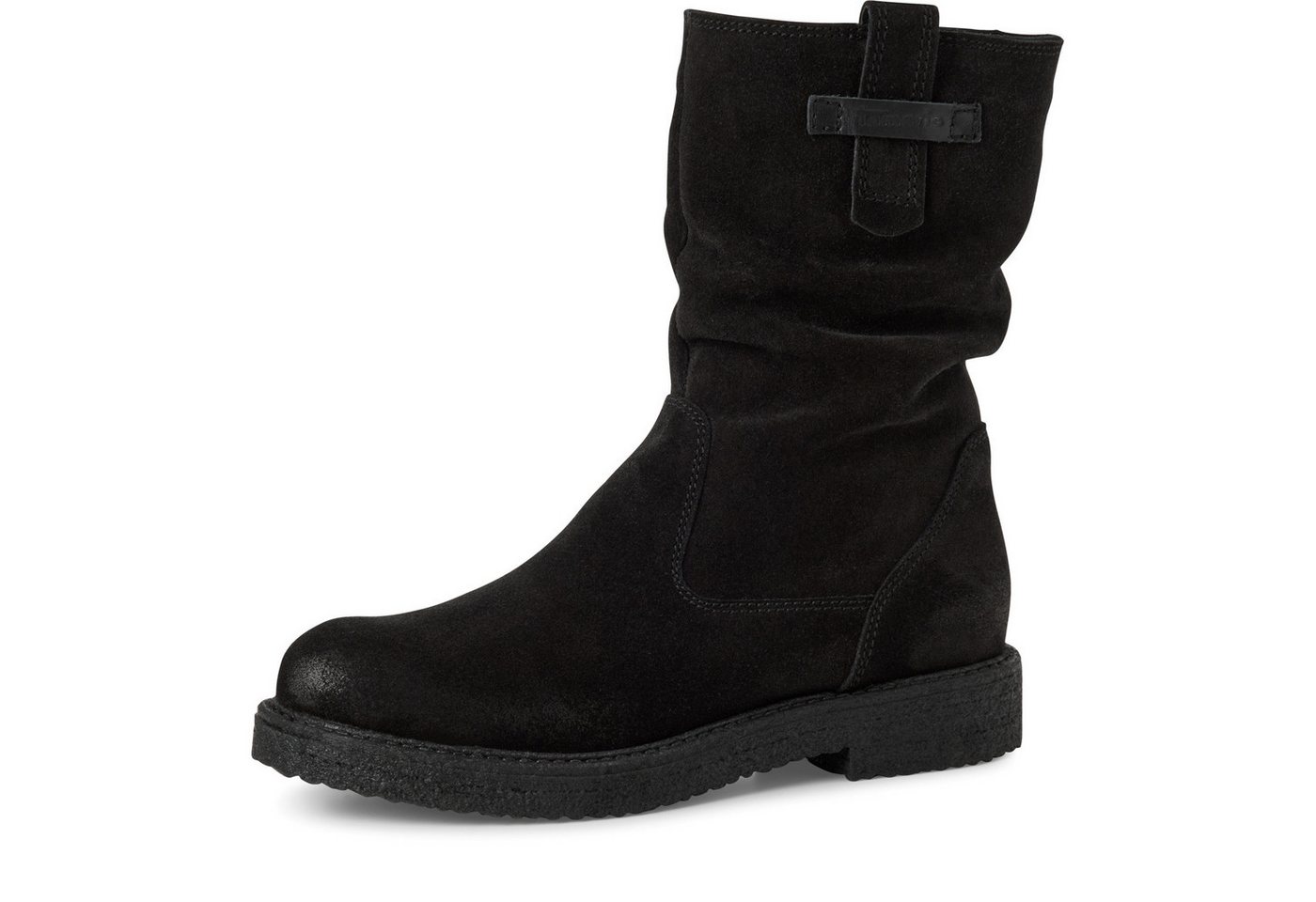 tamaris Stiefelette, Blockabsatz, Kurzstiefel mit praktischem Innenreißverschluss