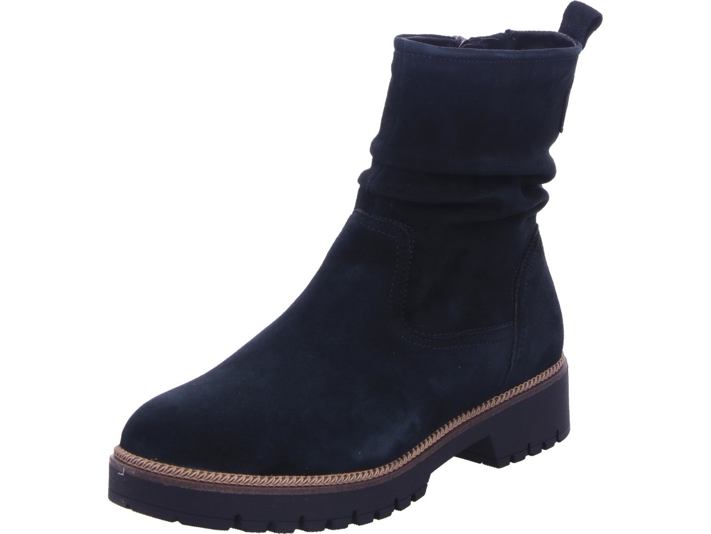 tamaris Stiefelette echtes Leder (blau)
