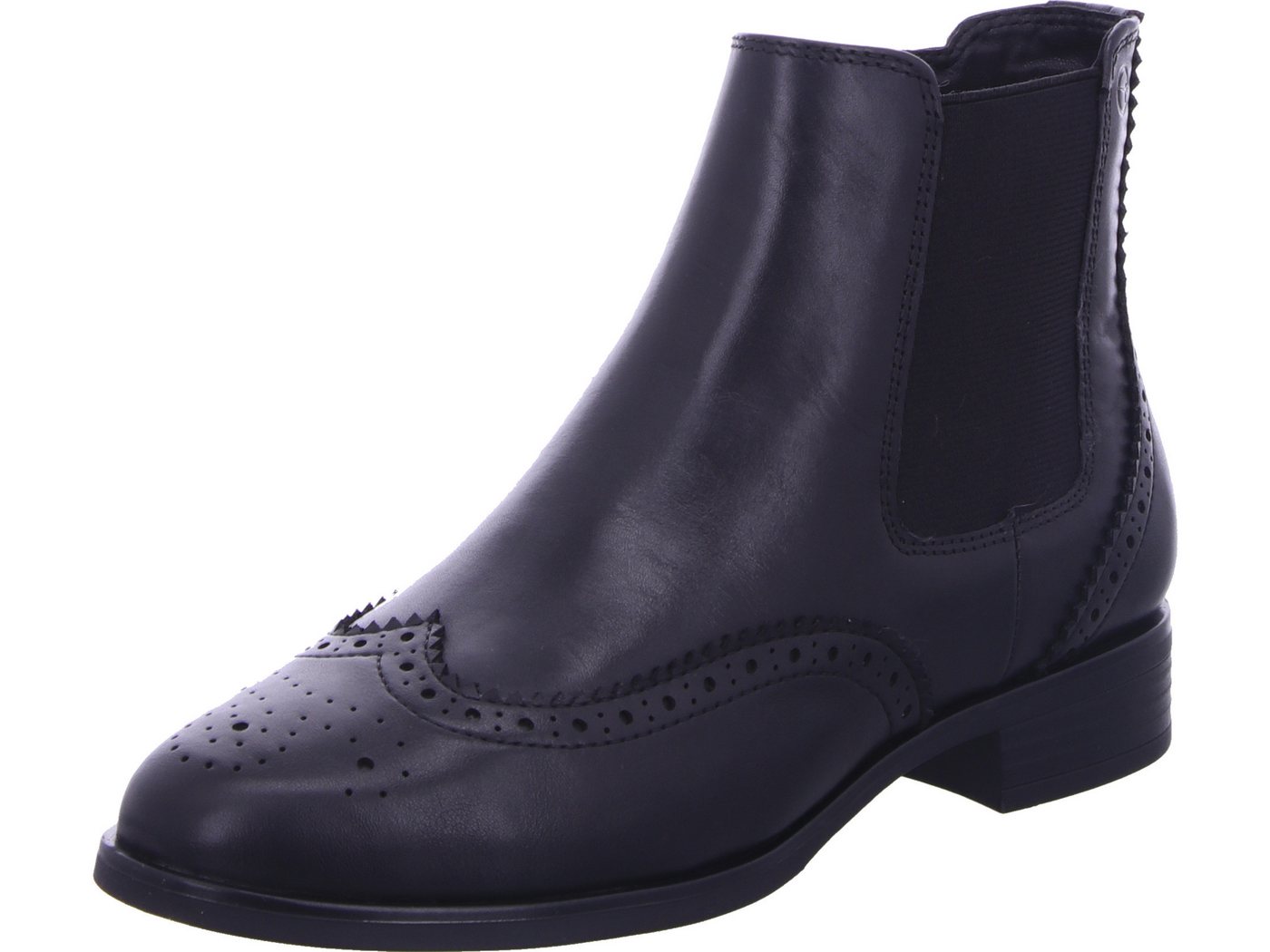 tamaris Stiefelette echtes Leder (schwarz)
