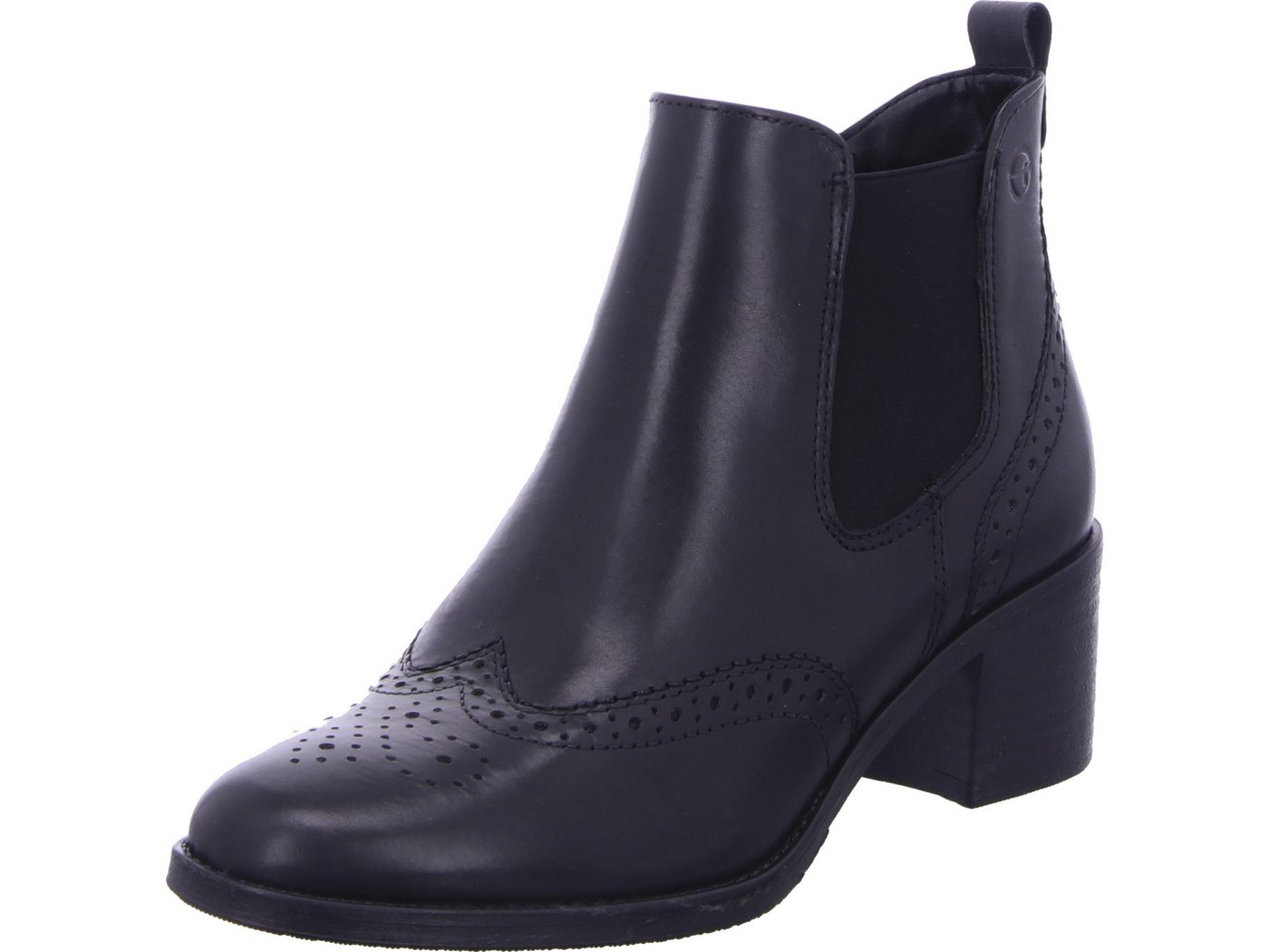 tamaris Stiefelette echtes Leder (schwarz)