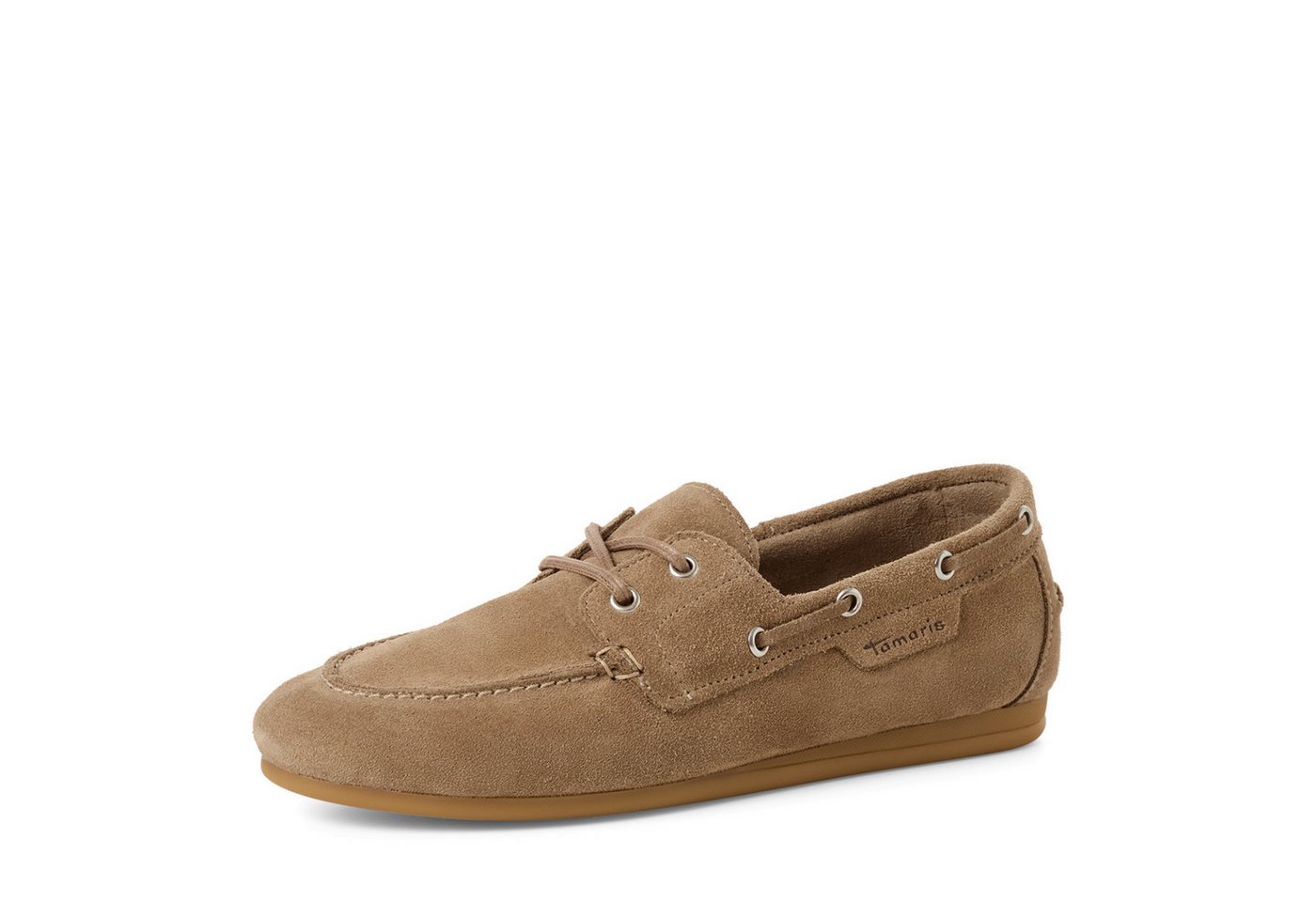 tamaris Mokassin, Schnürer, Halbschuh mit modischen Durchzügen und Ösen