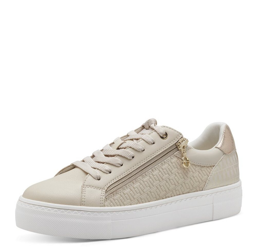 tamaris - Ties - Beige Schnürschuh