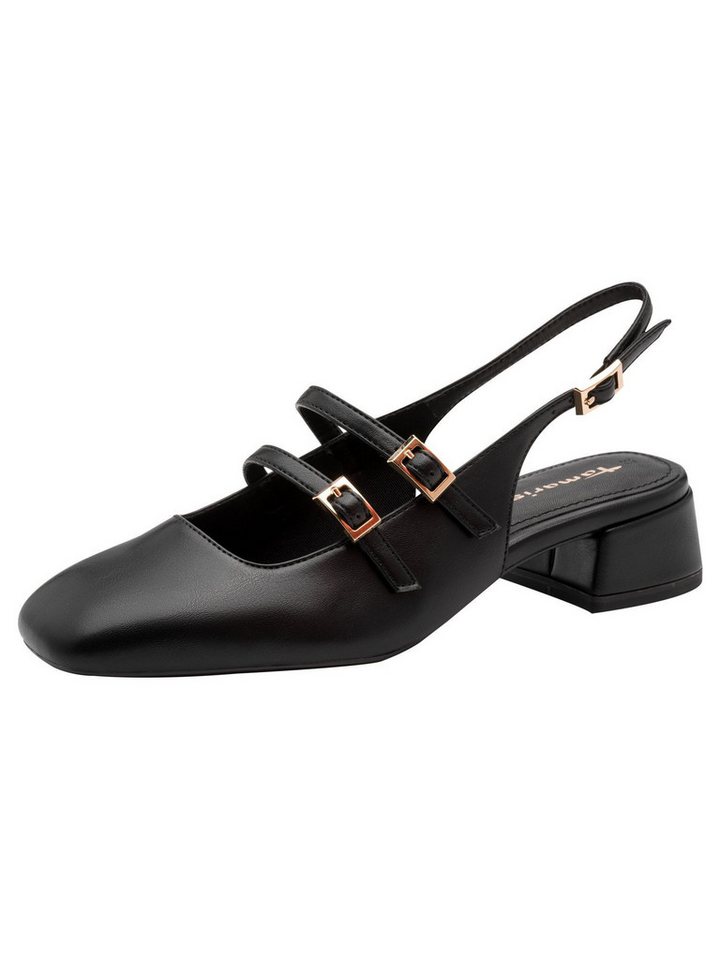 tamaris TOUCH-IT, ANTIshokk, ANTIslide mit Schließe Slingpumps TOUCH-IT (schwarz)