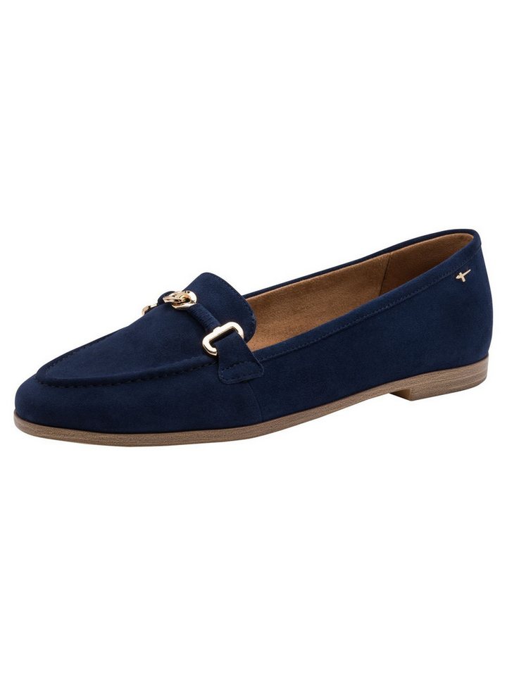 tamaris TOUCH-IT aus Leder Blockabsatz 1-24240-44 Slipper TOUCH-IT (blau)