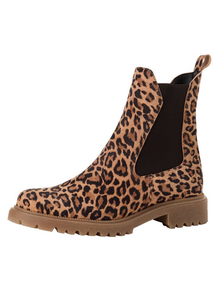 tamaris TOUCH-IT aus Leder Blockabsatz 1-25427-41 Chelseaboots TOUCH-IT (bunt)
