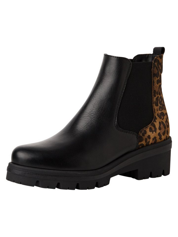 tamaris TOUCH-IT aus Leder Blockabsatz 1-25446-43 Chelseaboots TOUCH-IT