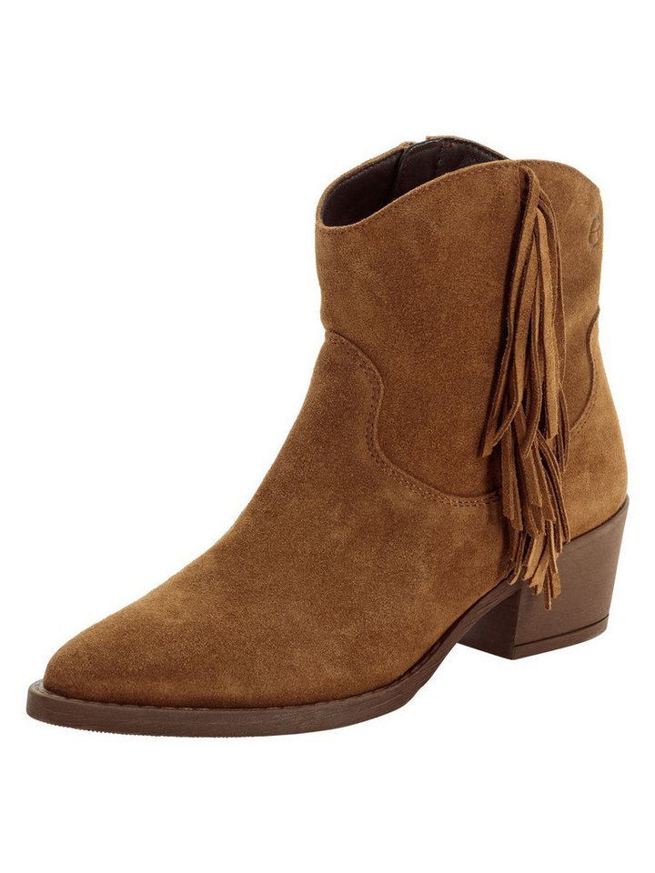 tamaris TOUCH-IT aus Leder Blockabsatz 1-25705-45 Stiefelette TOUCH-IT