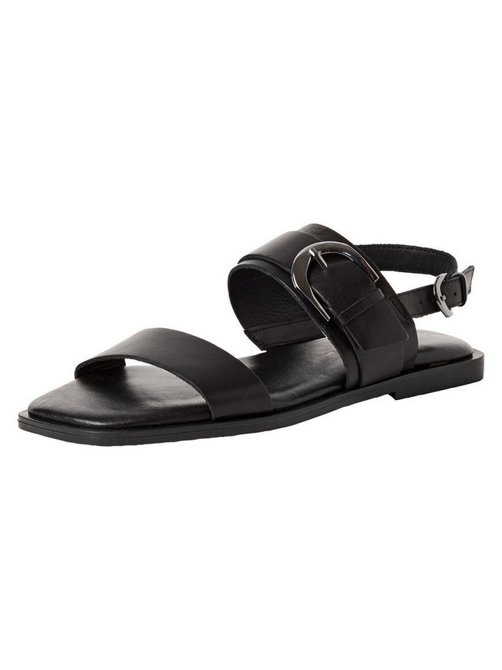 tamaris TOUCH-IT aus Leder Blockabsatz 1-28105-46 Sandale TOUCH-IT (schwarz)