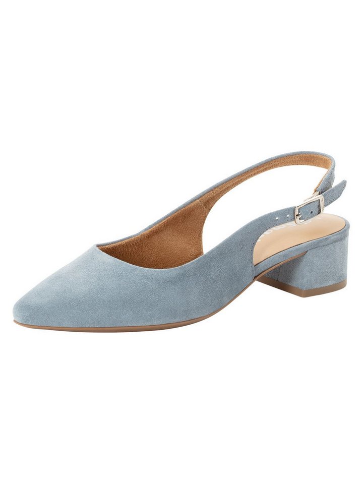 tamaris TOUCH-IT aus Leder Blockabsatz 1-29500-42 Slingpumps TOUCH-IT