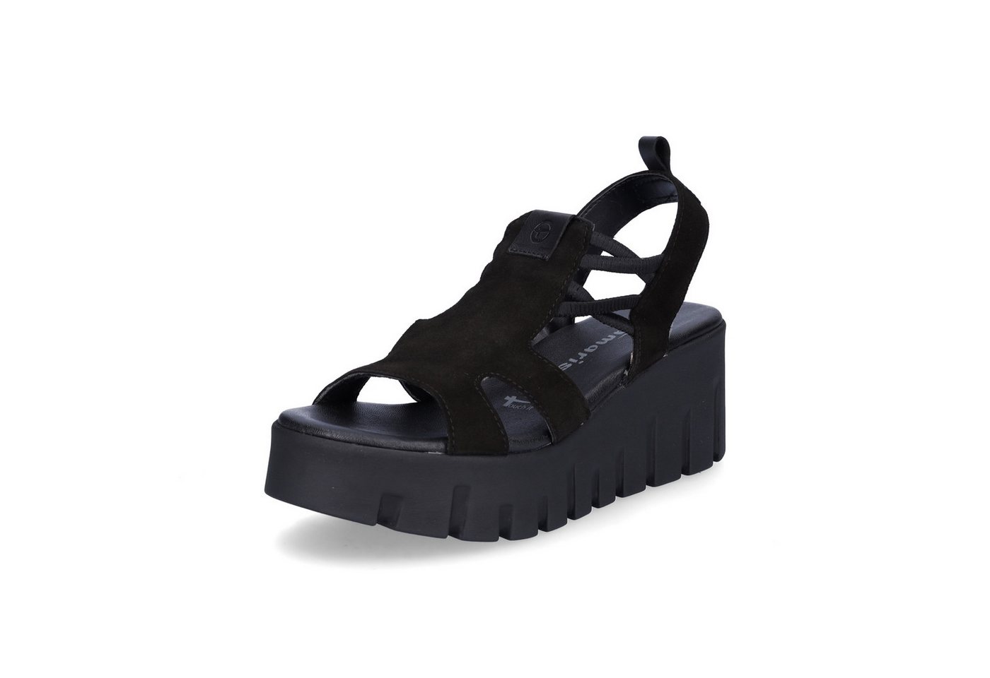 tamaris Damen Sandale schwarz Sandale