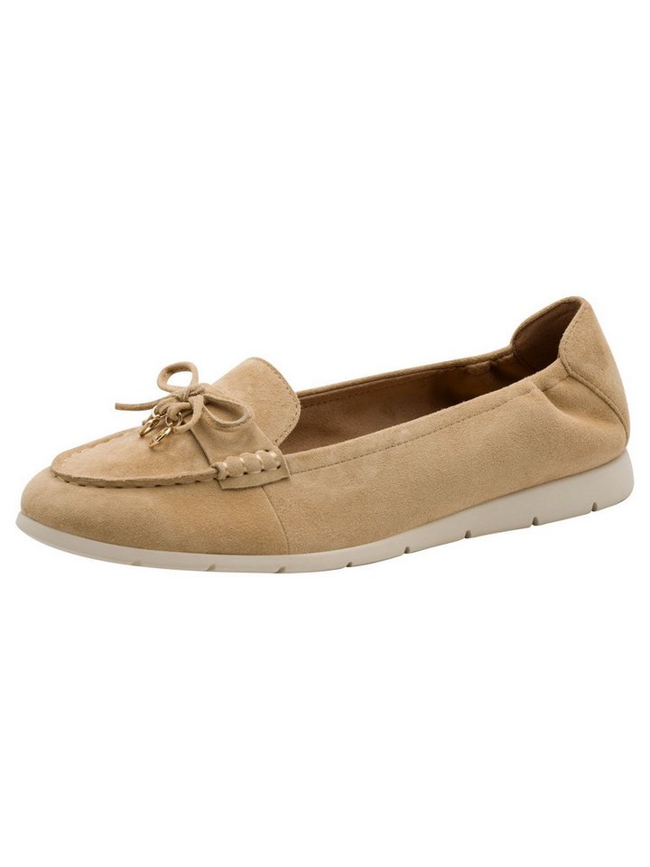 tamaris TOUCH-IT aus Leder kein Absatz 1-24621-46 Slipper TOUCH-IT (braun)