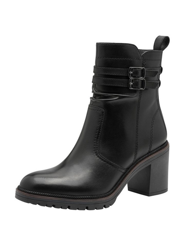 tamaris TOUCH-IT aus Leder kein Absatz 1-25383-45 Stiefelette TOUCH-IT