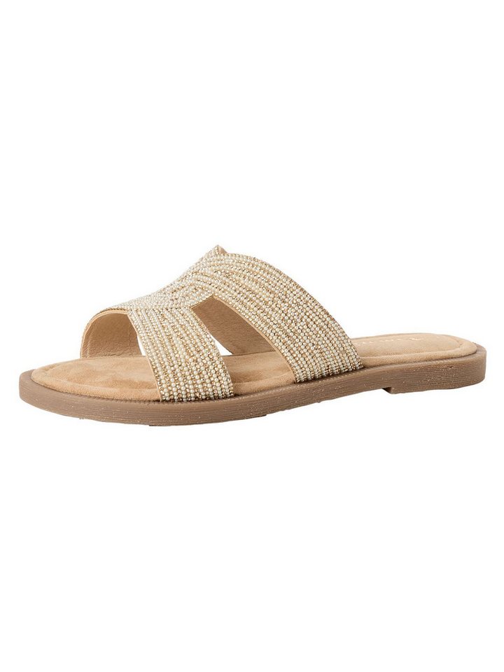 tamaris TOUCH-IT aus Leder kein Absatz 1-27113-42 Pantolette TOUCH-IT