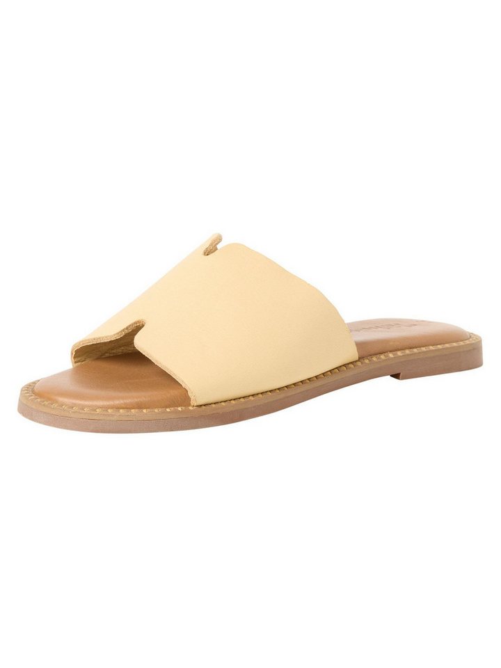 tamaris TOUCH-IT aus Leder kein Absatz 1-27135-42 Pantolette TOUCH-IT (braun)
